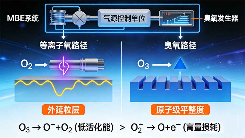 分子束外延（MBE）中臭氧（O₃）对等离子氧（O*）的替代：原理、优势与在先进氧化物外延中的应用